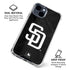 MLB San Diego Padres Dark Wash iPhone 15 Clear Case